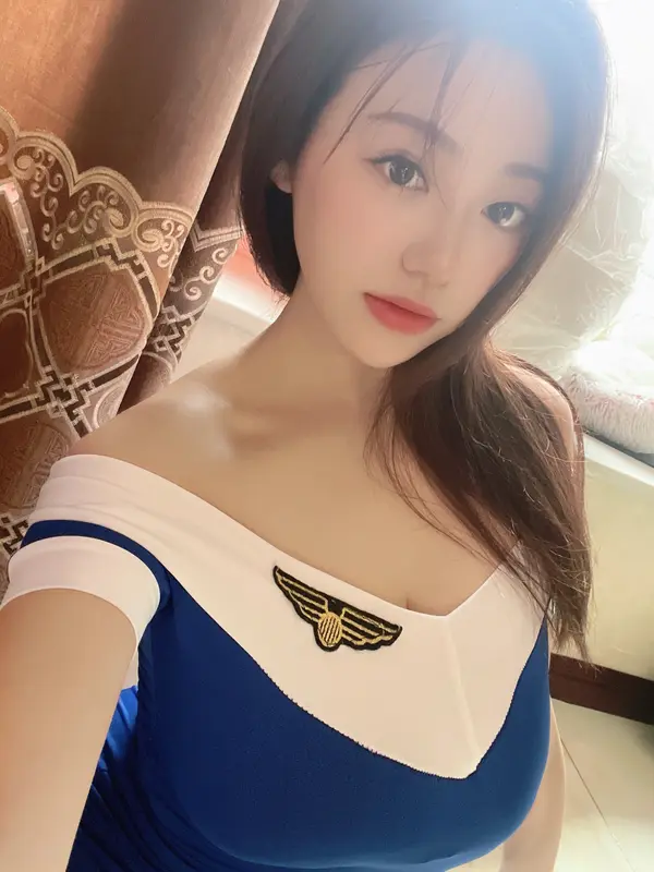 057.奶宝妹纸 – 微密圈系列 蓝色制服 17